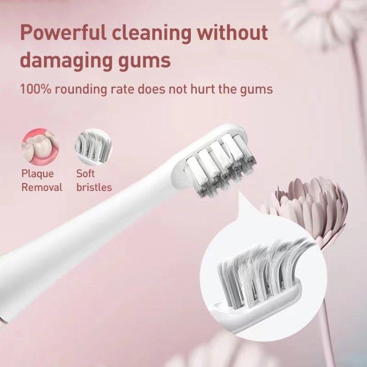 2 ชิ้น / เซ็ตต้นฉบับ Xiaomi Youpin SO WHITE กันน้ำอะคูสติกเวฟแปรงสีฟันไฟฟ้าเปลี่ยนหัวสำหรับ HC0196, Toothbrush Replaced Head