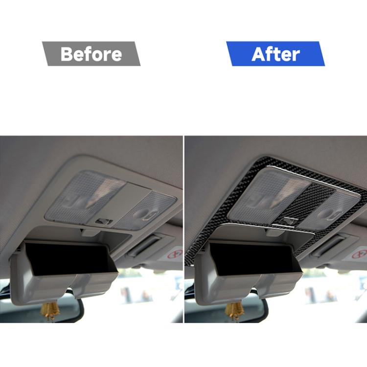 รถคาร์บอนไฟเบอร์ Hardtop ไฟอ่านหนังสือสติกเกอร์ตกแต่งสำหรับ Nissan 350z 2006-2009, Hardtop Reading Light