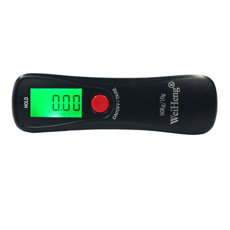 MH-A18 แบบพกพาดิจิตอลโหลดสูงตะขอเครื่องชั่งน้ำหนักอิเล็กทรอนิกส์ (10g~50kg) ไม่รวมแบตเตอรี่, 10g x 50kg
