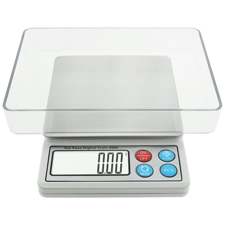 XY-8006 600g x 0.01g 2.2 นิ้ว LCD Professional แบบพกพา Digital Gold Jewellery Scale, XY-8006 600g x 0.01g