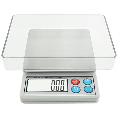 XY-8006 600g x 0.01g 2.2 นิ้ว LCD Professional แบบพกพา Digital Gold Jewellery Scale, XY-8006 600g x 0.01g