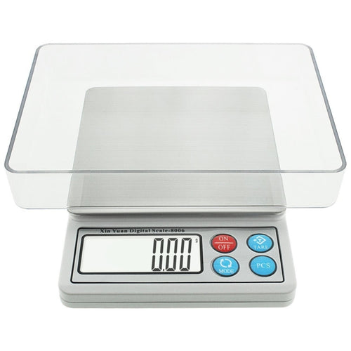 XY-8006 600g x 0.01g 2.2 นิ้ว LCD Professional แบบพกพา Digital Gold Jewellery Scale, XY-8006 600g x 0.01g
