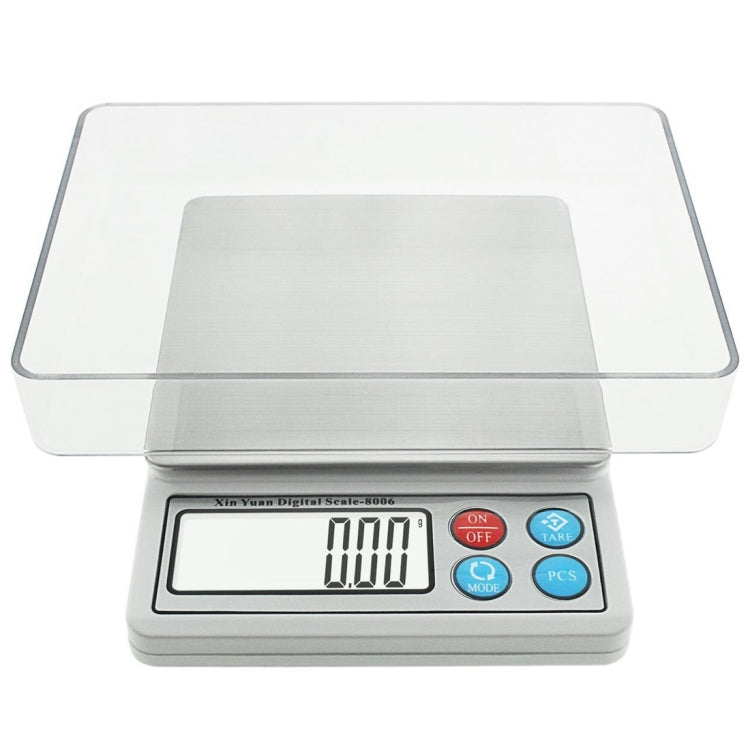 XY-8006 600g x 0.01g 2.2 นิ้ว LCD Professional แบบพกพา Digital Gold Jewellery Scale, XY-8006 600g x 0.01g