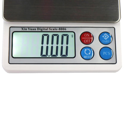 XY-8006 600g x 0.01g 2.2 นิ้ว LCD Professional แบบพกพา Digital Gold Jewellery Scale, XY-8006 600g x 0.01g