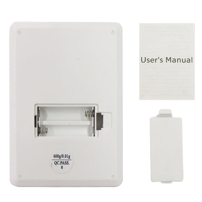 XY-8006 600g x 0.01g 2.2 นิ้ว LCD Professional แบบพกพา Digital Gold Jewellery Scale, XY-8006 600g x 0.01g