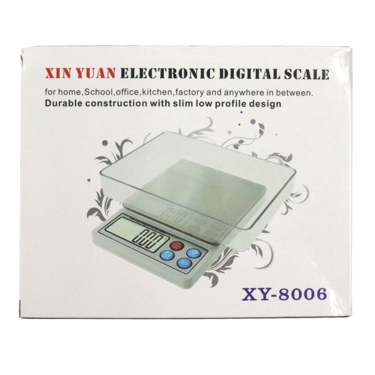 XY-8006 600g x 0.01g 2.2 นิ้ว LCD Professional แบบพกพา Digital Gold Jewellery Scale, XY-8006 600g x 0.01g