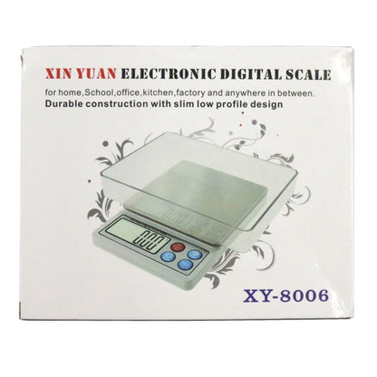 XY-8006 600g x 0.01g 2.2 นิ้ว LCD Professional แบบพกพา Digital Gold Jewellery Scale, XY-8006 600g x 0.01g
