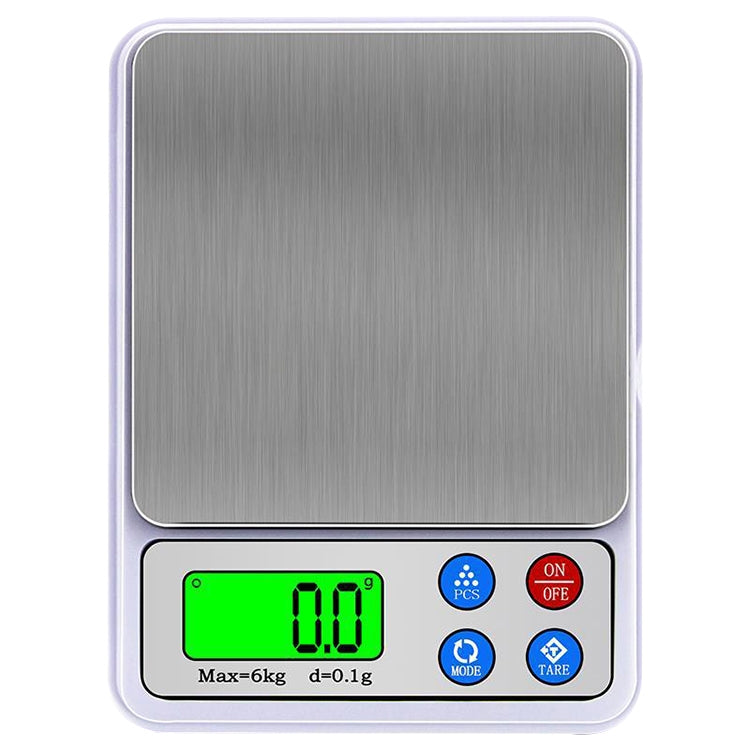 MH-555 6Kg x 0.1g ความแม่นยำสูงดิจิตอลอิเล็กทรอนิกส์แบบพกพา BALANCE อุปกรณ์ 2.2 นิ้วหน้าจอ LCD, 6000g/0.1g