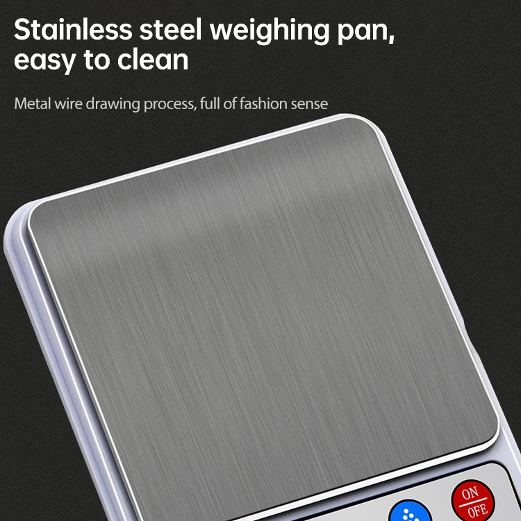 MH-555 6Kg x 0.1g ความแม่นยำสูงดิจิตอลอิเล็กทรอนิกส์แบบพกพา BALANCE อุปกรณ์ 2.2 นิ้วหน้าจอ LCD, 6000g/0.1g