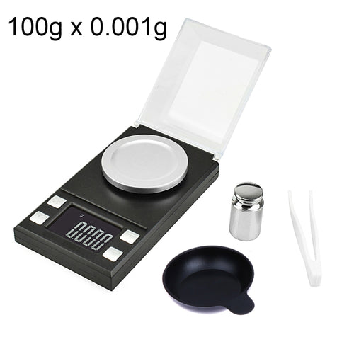 MH-8028 100g x 0.001g ความแม่นยำสูงดิจิตอลอิเล็กทรอนิกส์แบบพกพาเครื่องประดับเพชรอัญมณีกะรัต Lab เครื่องชั่งน้ำหนัก Balance อุปกรณ์ 1.6 นิ้วหน้าจอ LCD, 100g/0.001g