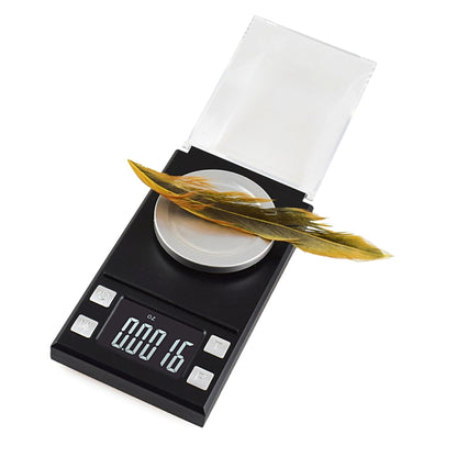 MH-8028 100g x 0.001g ความแม่นยำสูงดิจิตอลอิเล็กทรอนิกส์แบบพกพาเครื่องประดับเพชรอัญมณีกะรัต Lab เครื่องชั่งน้ำหนัก Balance อุปกรณ์ 1.6 นิ้วหน้าจอ LCD, 100g/0.001g