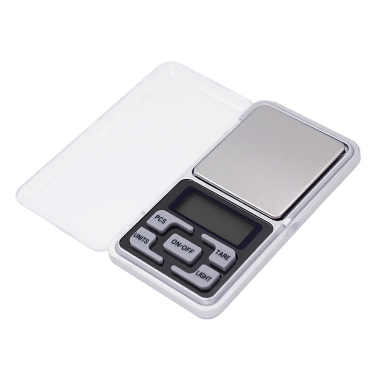 MH-100 500g x 0.1g ความแม่นยำสูงดิจิตอลอิเล็กทรอนิกส์แบบพกพา Mini Pocket Scale โทรศัพท์มือถือเครื่องชั่งน้ำหนัก BALANCE อุปกรณ์ 1.6 นิ้วหน้าจอ LCD, 500g/0.1g