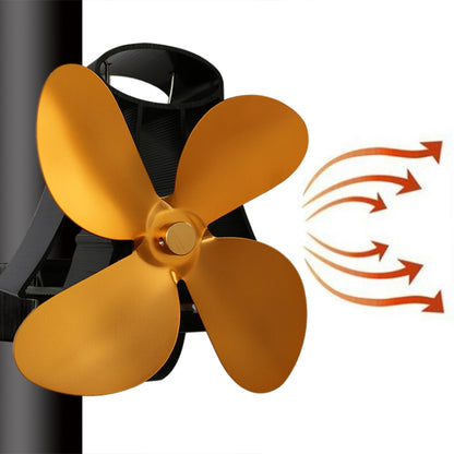 YL-105 พัดลมเตาเตาผิงแบบใช้ความร้อนอลูมิเนียม 4 ใบมีด, YL-105 (Black), YL-105 (Bronze), YL-105 (Grey), YL-105 (Gold), YL-105 (Rose Red), YL-105 (Silver), YL-105(White)