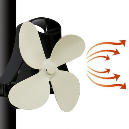 YL-105 พัดลมเตาเตาผิงแบบใช้ความร้อนอลูมิเนียม 4 ใบมีด, YL-105 (Black), YL-105 (Bronze), YL-105 (Grey), YL-105 (Gold), YL-105 (Rose Red), YL-105 (Silver), YL-105(White)
