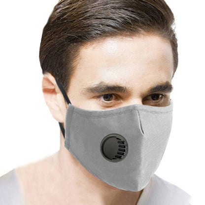 สำหรับผู้ชายผู้หญิงล้างทำความสะอาดได้กรองลมหายใจวาล์ว PM2.5 หน้ากากกันฝุ่น