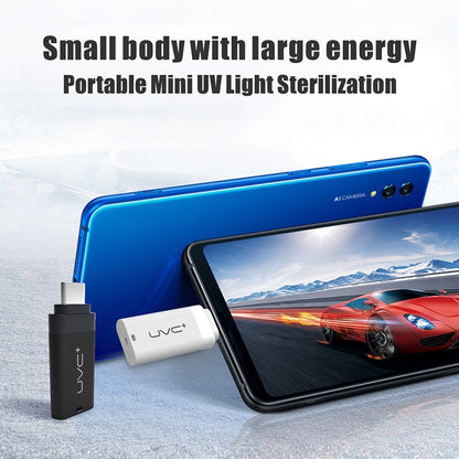 ไฟฆ่าเชื้อโรคแบบพกพาขนาด 8 พินสมาร์ทโฟน UV Sanitizer, 8 Pin