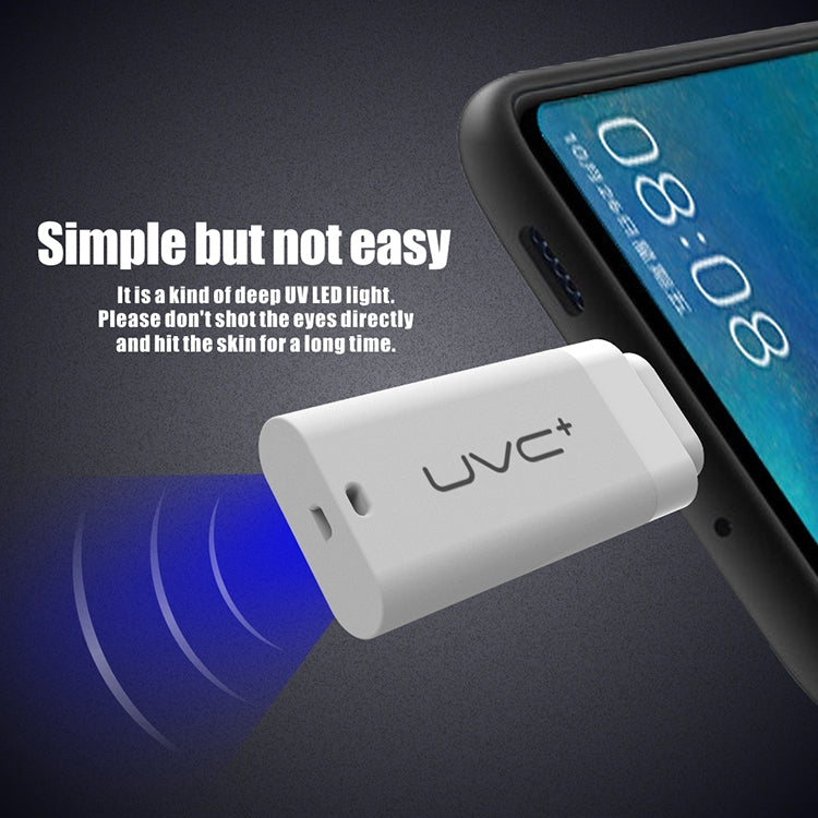 ไฟฆ่าเชื้อโรคแบบพกพาขนาด 8 พินสมาร์ทโฟน UV Sanitizer, 8 Pin