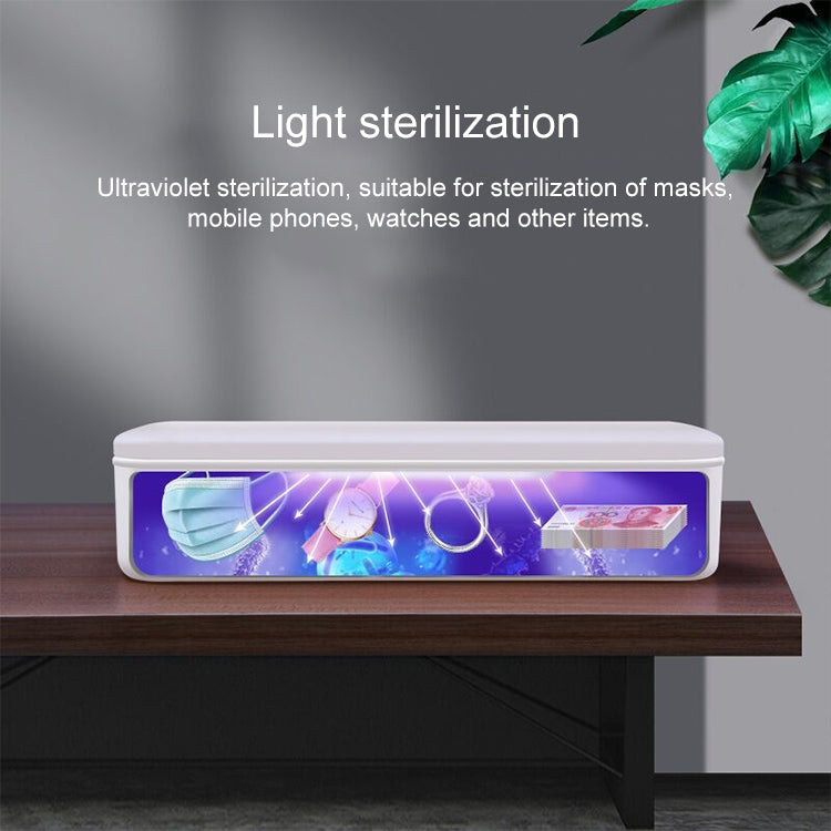 C01 โทรศัพท์มือถือมัลติฟังก์ชั่น Face Mask UV Disinfection Aromatherapy โคมไฟอัลตราไวโอเลตฆ่าเชื้อกล่องฆ่าเชื้อ, C01 Multifunctional Disinfection Box