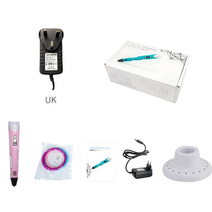 ปากกาพิมพ์ 3 มิติมือถือ ปลั๊กอังกฤษ, UK Plug