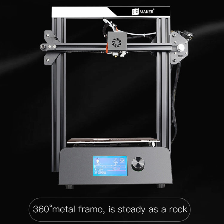 JGAURORA Magic 250W จอแสดงผล LCD เครื่องพิมพ์ 3D เดสก์ท็อปพร้อมปุ่มควบคุม