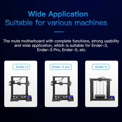 Creality Ender-3 / 3Pro เมนบอร์ดไร้เสียงอุปกรณ์เสริมชิ้นส่วนเครื่องพิมพ์ 3D