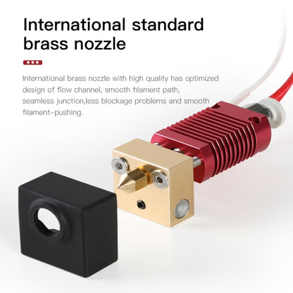 Creality 24V 40W Extruder หัวฉีด Hot End Kit อุณหภูมิ Thermistor และหลอดความร้อนสำหรับ Ender-3 3D เครื่องพิมพ์