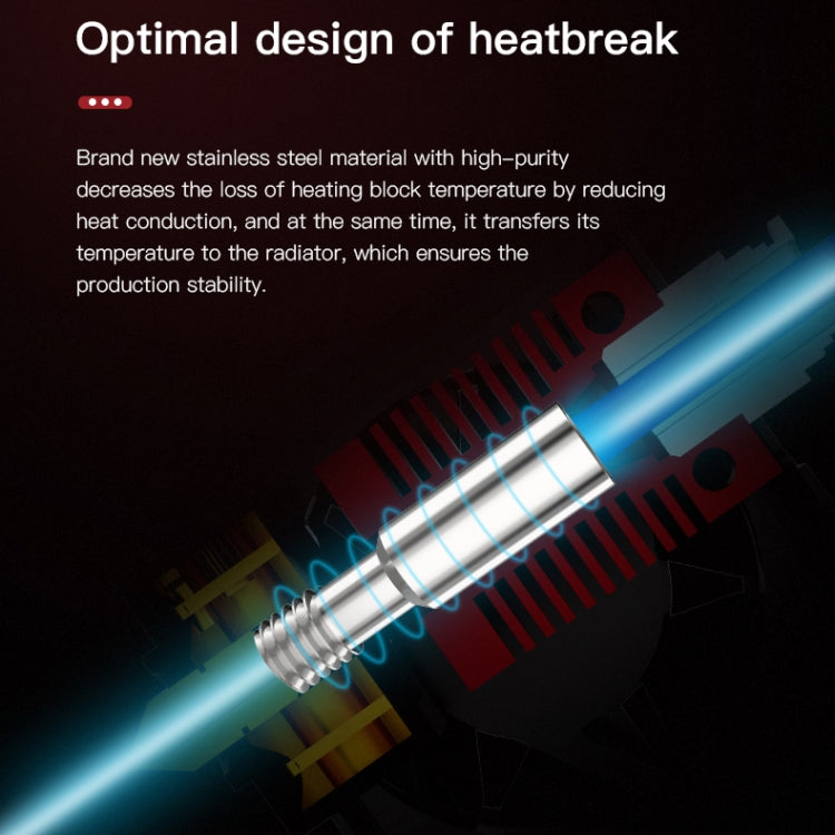 Creality 24V 40W Extruder หัวฉีด Hot End Kit อุณหภูมิ Thermistor และหลอดความร้อนสำหรับ Ender-3 3D เครื่องพิมพ์