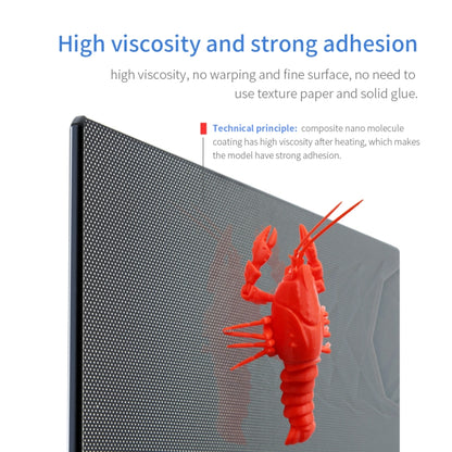 Creality Carborundum แพลตฟอร์มแผ่นกระจกเตียงอุ่นสร้างพื้นผิวสำหรับ Ender-3 ส่วนเครื่องพิมพ์ 3D