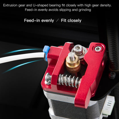 Creality โลหะทั้งหมดบล็อกสีแดง Bowden Extruder ชุดสำหรับ Ender-3 / Ender-3 Pro / Ender-3 V2 / CR-10 Pro V2 3D เครื่องพิมพ์