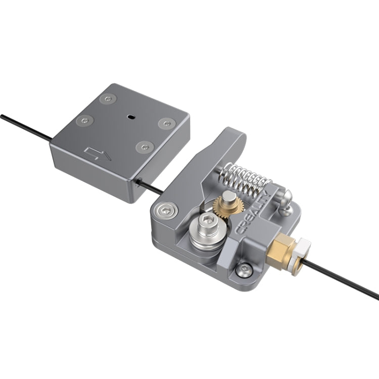 Creality โลหะทั้งหมด Silver Block Bowden Extruder ชุดสำหรับ Ender-3 / Ender-3 Pro / Ender-3 V2 / CR-10 Pro V2 3D เครื่องพิมพ์