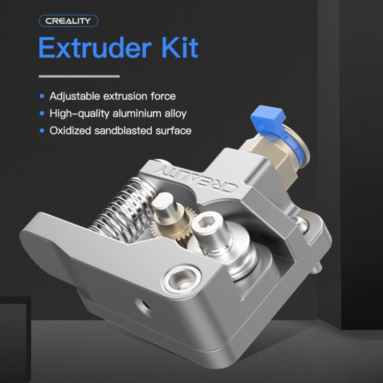 Creality โลหะทั้งหมด Silver Block Bowden Extruder ชุดสำหรับ Ender-3 / Ender-3 Pro / Ender-3 V2 / CR-10 Pro V2 3D เครื่องพิมพ์