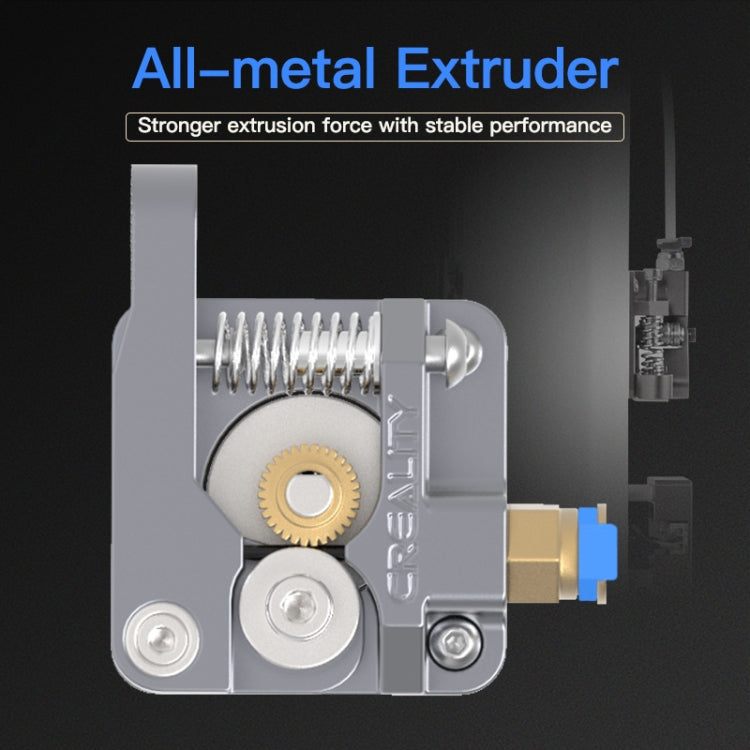 Creality โลหะทั้งหมด Silver Block Bowden Extruder ชุดสำหรับ Ender-3 / Ender-3 Pro / Ender-3 V2 / CR-10 Pro V2 3D เครื่องพิมพ์