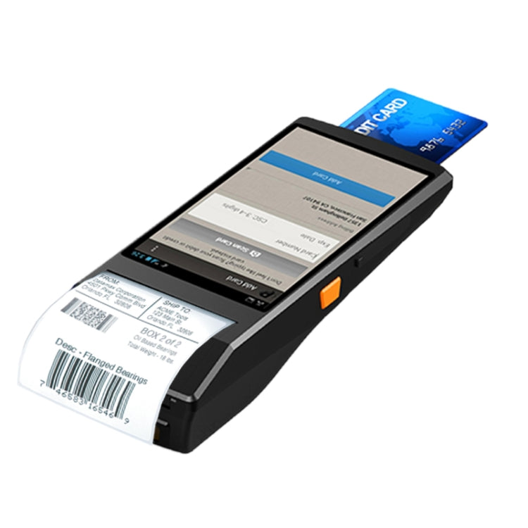 PDA-5501 มัลติฟังก์ชั่นหน้าจอ IPS ขนาด 5.5 นิ้วการป้องกัน IP65 เทอร์มินัลอัจฉริยะแบบ All-in-one เครื่องพิมพ์สายความร้อนในตัวและไมโครโฟนและลำโพงรองรับ WiFi และ Bluetooth และ GPS
