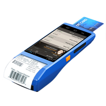 PDA-5501 มัลติฟังก์ชั่นหน้าจอ IPS ขนาด 5.5 นิ้วการป้องกัน IP65 เทอร์มินัลอัจฉริยะแบบ All-in-one เครื่องพิมพ์สายความร้อนในตัวและไมโครโฟนและลำโพงรองรับ WiFi และ Bluetooth และ GPS