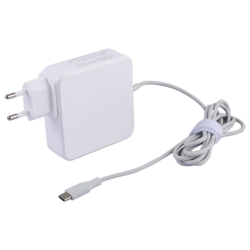 เครื่องชาร์จพกพาอะแดปเตอร์แปลงไฟ USB-C / Type-C 87W พร้อมสายชาร์จ 1.8 ม. ปลั๊ก EU