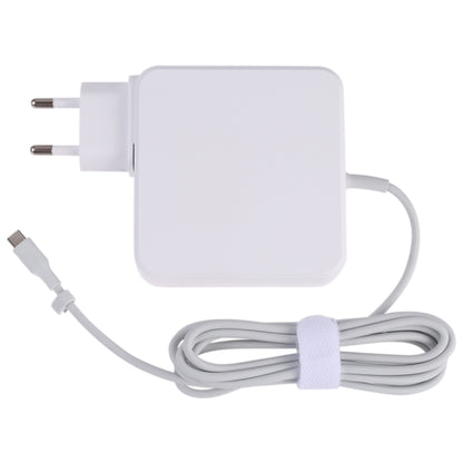 เครื่องชาร์จพกพาอะแดปเตอร์แปลงไฟ USB-C / Type-C 87W พร้อมสายชาร์จ 1.8 ม. ปลั๊ก EU