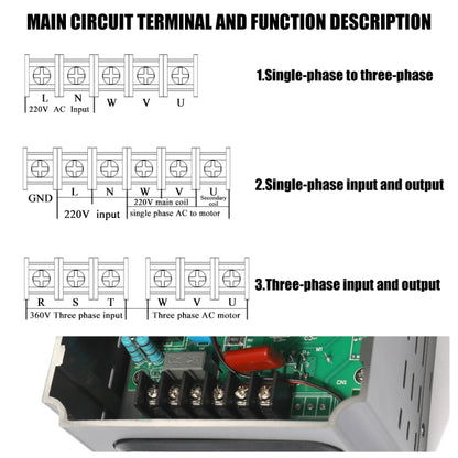 AT1-2200S 2.2KW 220V อินเวอร์เตอร์เฟสเดียว, AT1-2200S
