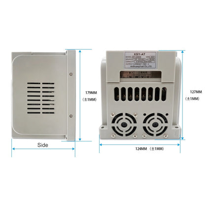 AT1-2200X 2.2KW 220V อินพุตเฟสเดียว 3 เฟสเอาต์พุตอินเวอร์เตอร์มอเตอร์ Governor, AT1-2200X