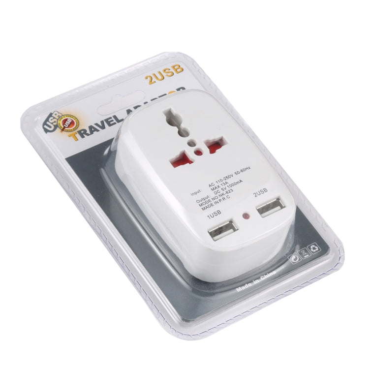 ปลั๊กอะแดปเตอร์ชาร์จไฟ USB Travel Charger NK-823 2000W แบบปลั๊ก UK