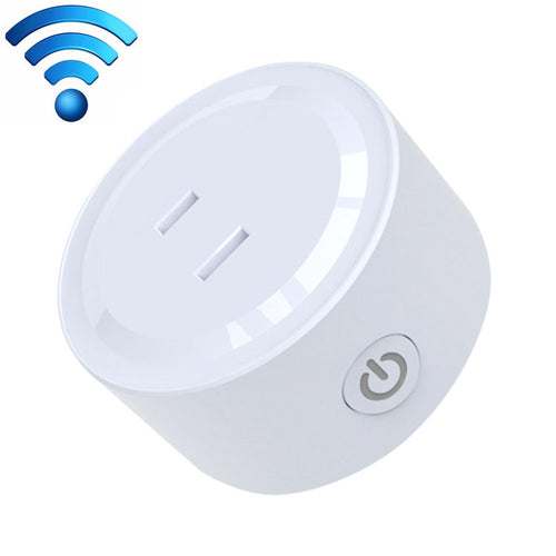 10A ทรงกลม WiFi มินิปลั๊ก APP รีโมทคอนโทรลจับเวลาสมาร์ทซ็อกเก็ตสนับสนุน Alexa และ Google Home, AC 100-240V, ปลั๊ก JP / US