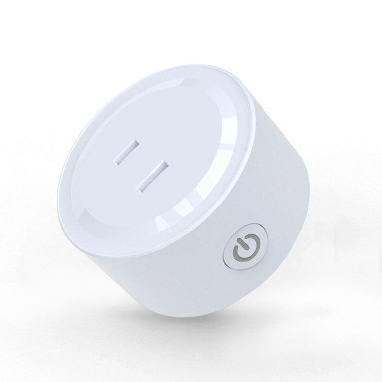 10A ทรงกลม WiFi มินิปลั๊ก APP รีโมทคอนโทรลจับเวลาสมาร์ทซ็อกเก็ตสนับสนุน Alexa และ Google Home, AC 100-240V, ปลั๊ก JP / US