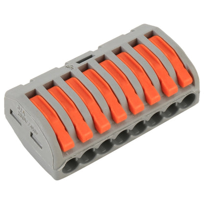 10 ชิ้น 8 พอร์ต PCT Series สถาปัตยกรรมสายไฟ LED โคมไฟตัวนำจำหน่ายกล่องลวด Joint, 8 Port