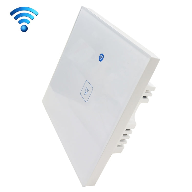 WS-UK-01 EWeLink APP & Touch Control 2A 1 Gang แผงกระจกนิรภัยสมาร์ทสวิตช์ผนัง, AC 90 V-250 V, UK Plug, 1 Gang