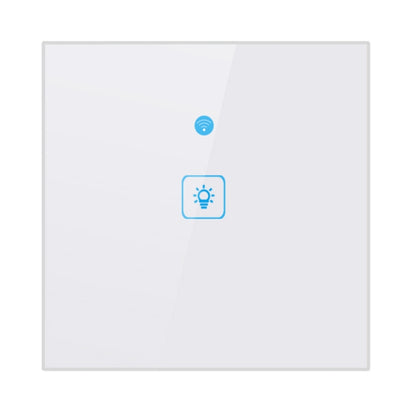 WS-UK-01 EWeLink APP & Touch Control 2A 1 Gang แผงกระจกนิรภัยสมาร์ทสวิตช์ผนัง, AC 90 V-250 V, UK Plug, 1 Gang