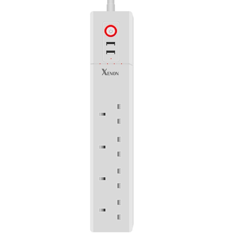 2 x พอร์ต USB + 4 x ปลั๊ก UK แจ็ค WiFi รีโมทคอนโทรล ปลั๊กไฟอัจฉริยะทำงานร่วมกับ Alexa และ Google Home, ความยาวสายเคเบิล: 1.8 ม., AC 90-265V, ปลั๊ก UK, 4xUSB + 3xUK Plug(UK Plug)