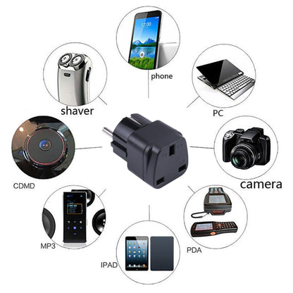 แบบพกพา UK ถึง Small South Africa Plug Socket Power Adapter, UK to EU 10A/16A, UK to Switzerland, UK to South Africa
