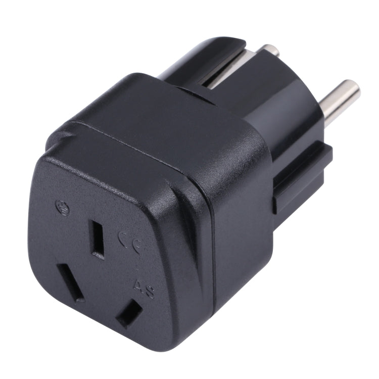 แบบพกพาสามหลุม AU ไปยัง UK Plug Socket Power Adapter, AU to EU, AU to UK