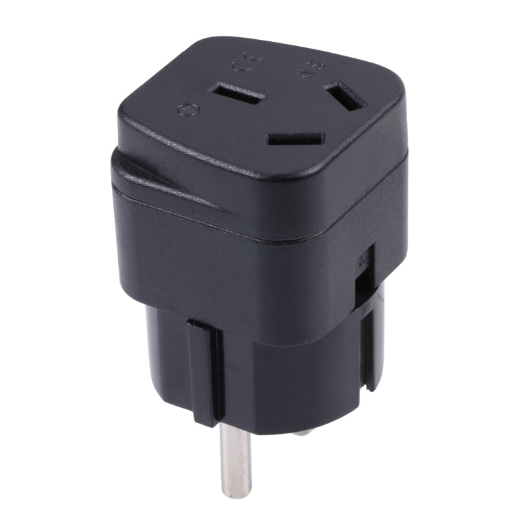 แบบพกพาสามหลุม AU ไปยัง UK Plug Socket Power Adapter, AU to EU, AU to UK