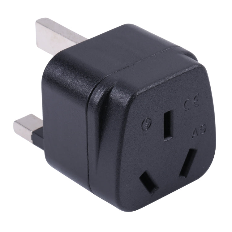 แบบพกพาสามหลุม AU ไปยัง UK Plug Socket Power Adapter, AU to EU, AU to UK
