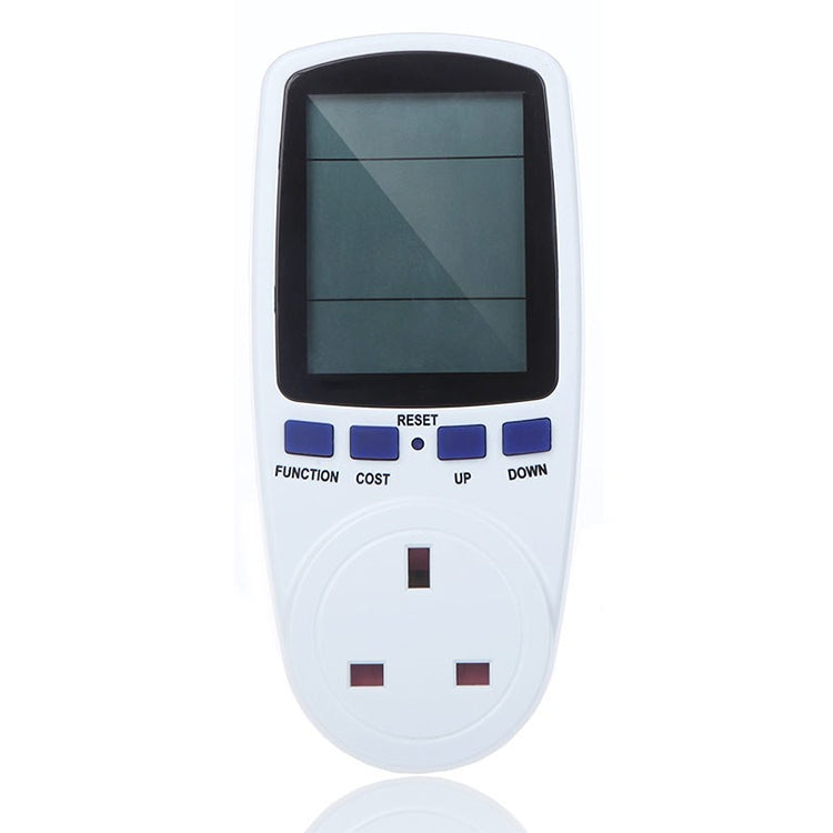 AC 230-250V 50Hz Max 13A จอแสดงผล LCD เครื่องวัดพลังงานวัตต์โวลต์แรงดันไฟฟ้า Power Analyzer ไฟฟ้าอัตโนมัติ Monitor เครื่องวิเคราะห์ Power,UK Plug, AC 230-250V UK Plug